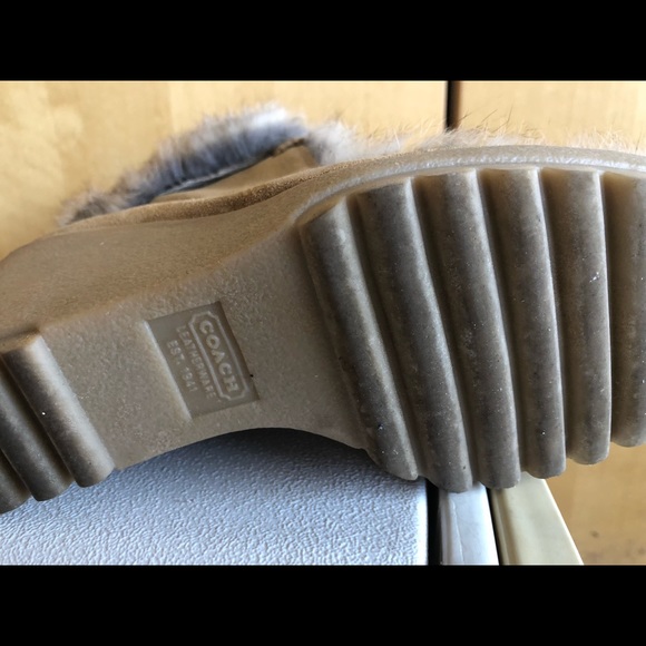 Coach tan boots - Picture 5 of 8